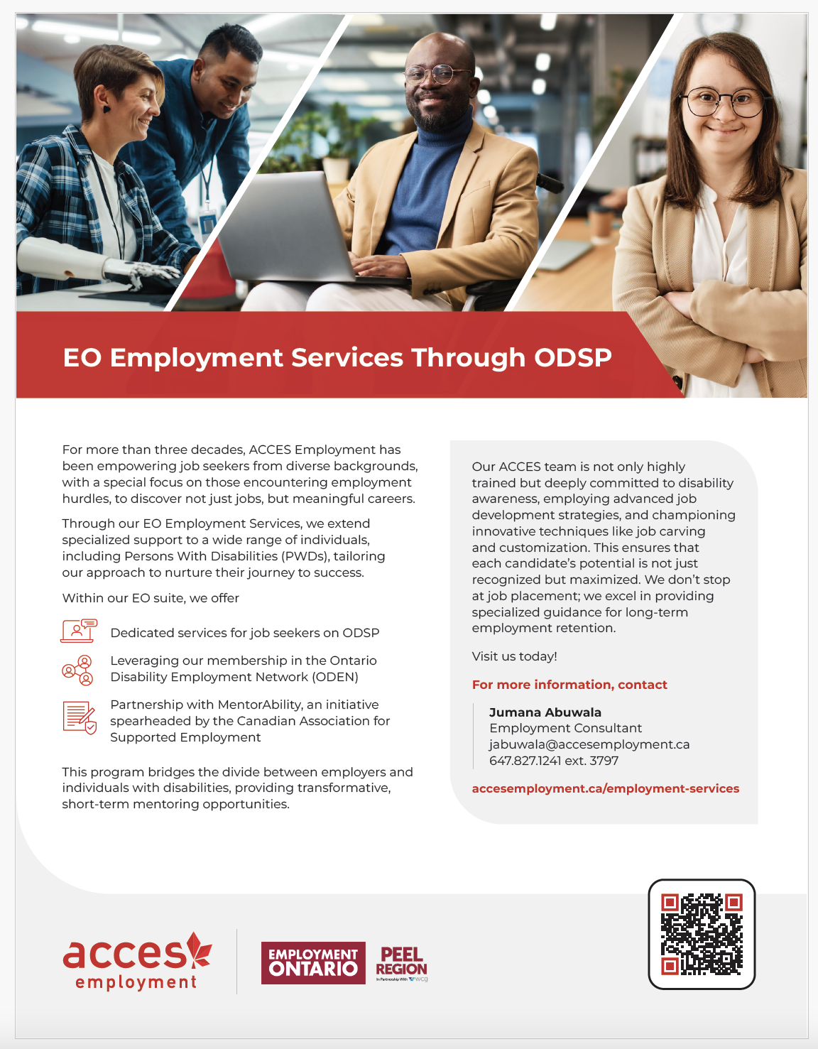 Ontario Disability Support Program (ODSP) - ACCES Employment